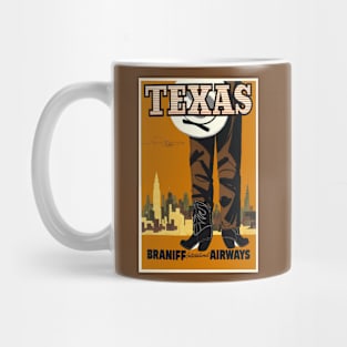 Texas Travel Poster Mug